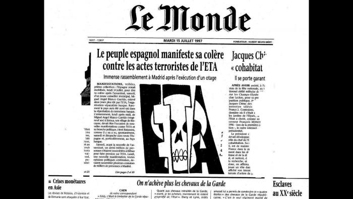 Felipe VI, en Ermua: "Nunca podré olvidarlo, tenía la edad de Miguel Ángel Blanco cuando lo asesinaron"