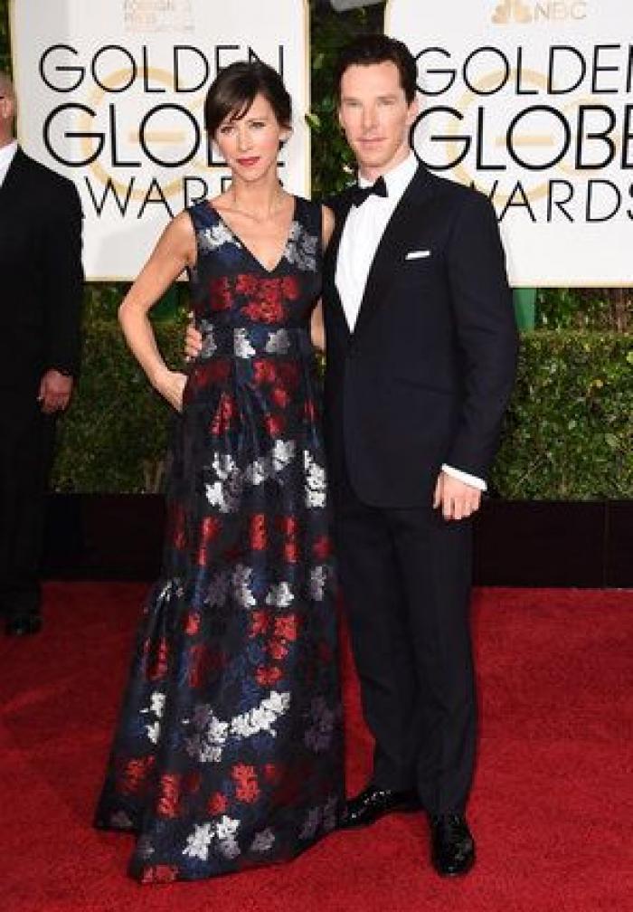 El 'photobomb' de Benedict Cumberbatch a Meryl Streep en los Globos de Oro (GIF)