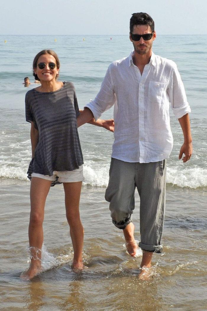 Fotos de famosos en la playa