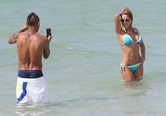 Fotos de famosos en la playa