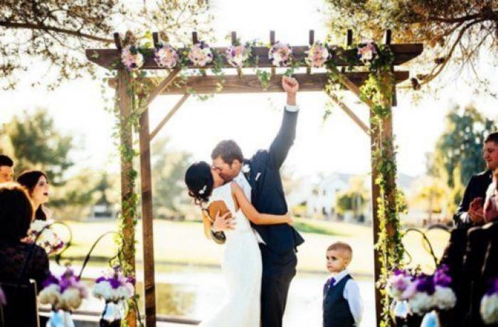 19 fotos de boda ridículamente románticas que tienes que ver