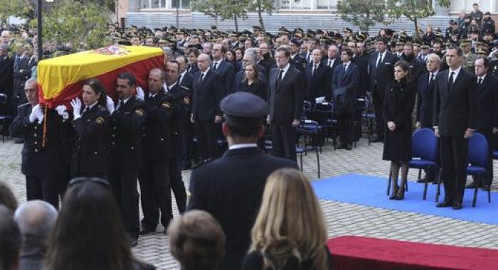 Funeral por los dos policías asesinados en Afganistán