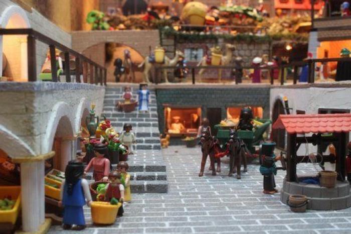 Esto sí que es montar el belén: 500 figuras de Playmobil y nueve meses de preparación (FOTOS)