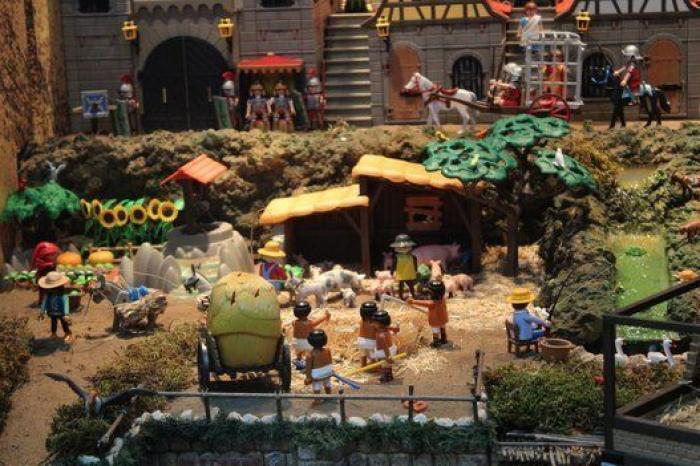 Esto sí que es montar el belén: 500 figuras de Playmobil y nueve meses de preparación (FOTOS)