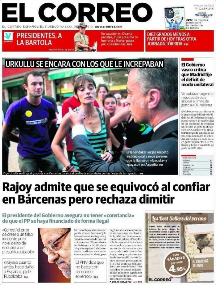 "Rubalbárcenas", "la cacería" y el resto de los titulares de la prensa sobre el debate (FOTOS)