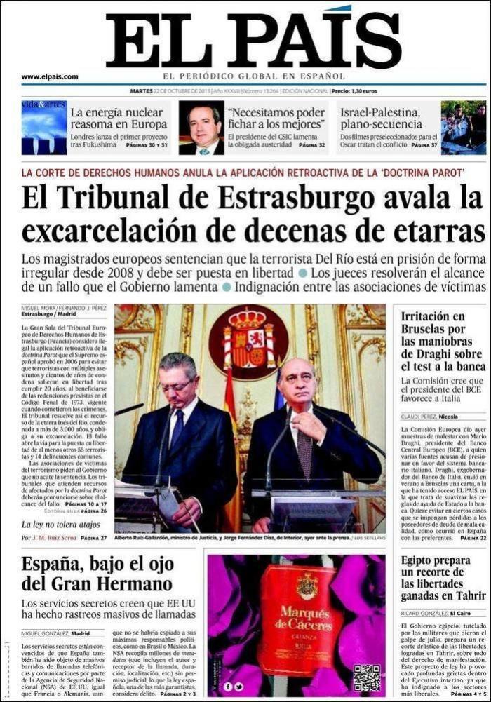 Javier Cárdenas: "Los jueces de Estrasburgo son unos hijos de puta" (TUITS)