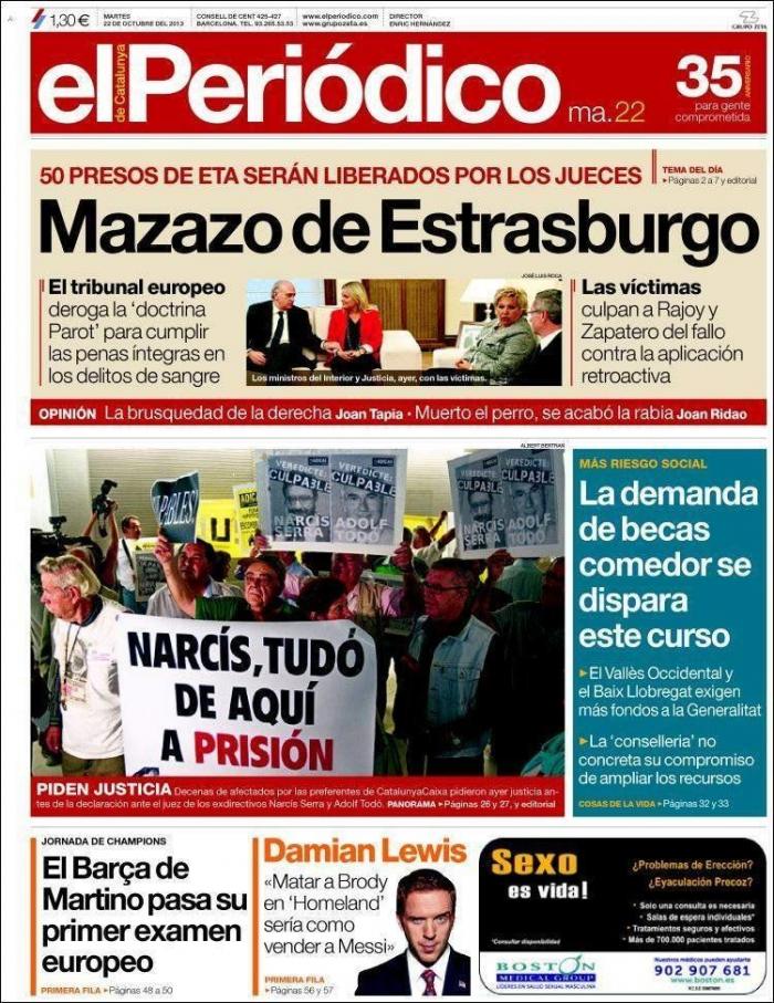 Javier Cárdenas: "Los jueces de Estrasburgo son unos hijos de puta" (TUITS)