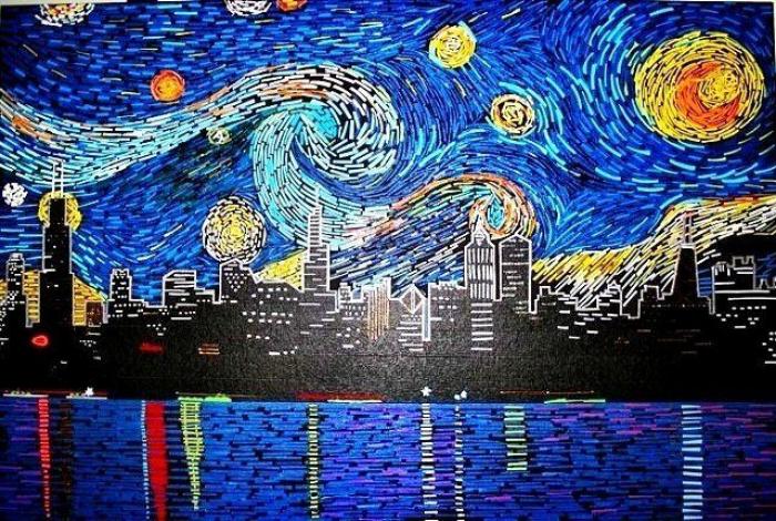 Tape Art: Mira lo que se puede hacer con un trozo de cinta (FOTOS)