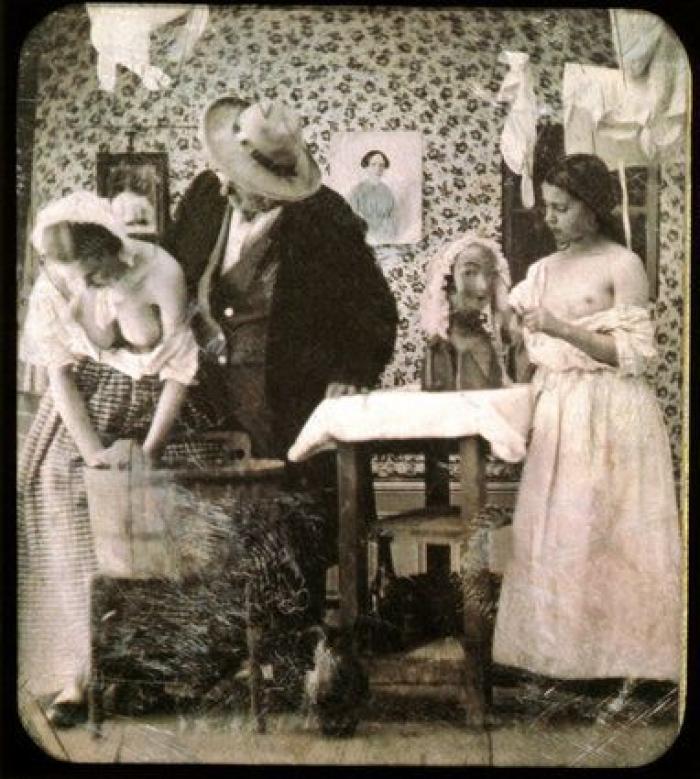 Escenas eróticas desde otro punto de vista: daguerrotipos de 1850 coloreados a mano
