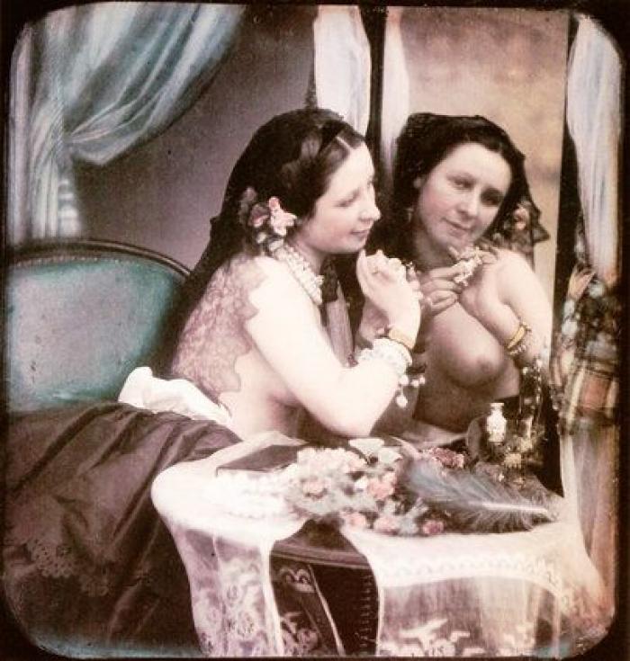Escenas eróticas desde otro punto de vista: daguerrotipos de 1850 coloreados a mano