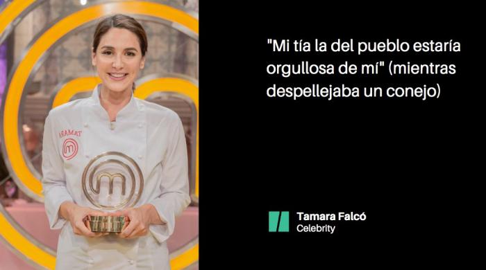 Tamara Falcó: "Estoy muy contenta de ser de derechas"
