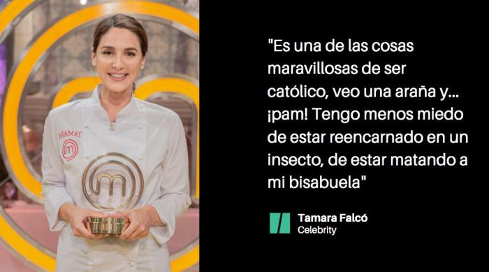 Tamara Falcó: "Estoy muy contenta de ser de derechas"