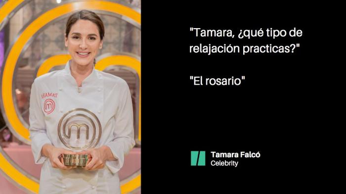 Tamara Falcó: "Estoy muy contenta de ser de derechas"