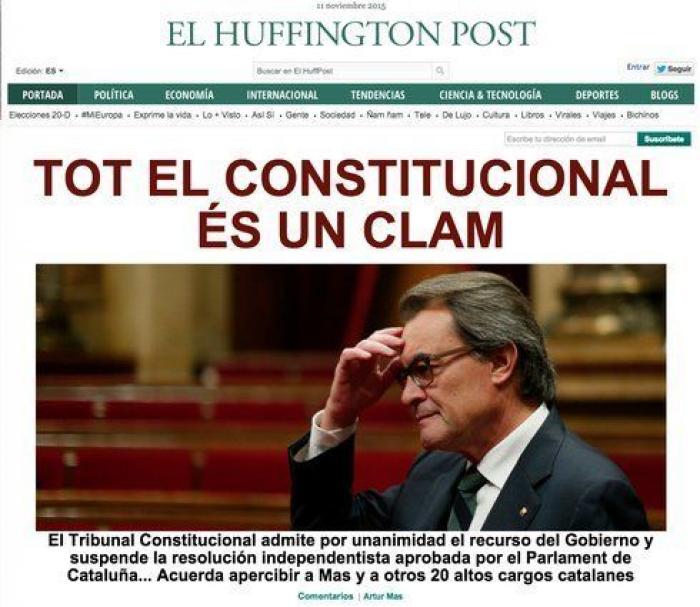 Las portadas de 'El Huffington Post' que más os gustaron en 2015