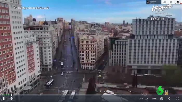 La espectacular imagen del cielo de Madrid que ha captado David Broncano desde su casa