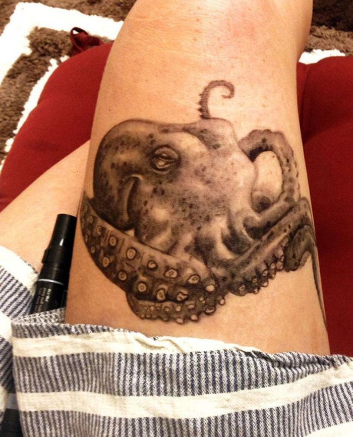 Leg Art: cuando hacerse dibujos con boli en la pierna se va de las manos (FOTOS)