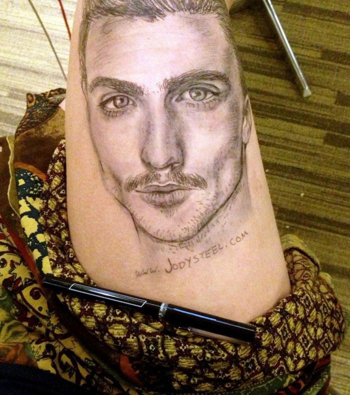 Leg Art: cuando hacerse dibujos con boli en la pierna se va de las manos (FOTOS)