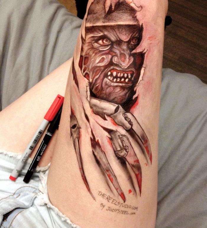 Leg Art: cuando hacerse dibujos con boli en la pierna se va de las manos (FOTOS)