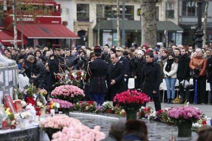 Las autoridades rinden un sobrio homenaje a las víctimas del terrorismo en París en el primer aniversario de Charlie Hebdó
