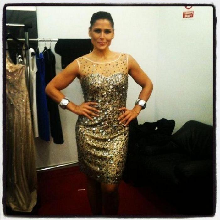 "¿Estamos en directo?": la confusión de Rosa López en pleno 'Mediafest Night Fever'