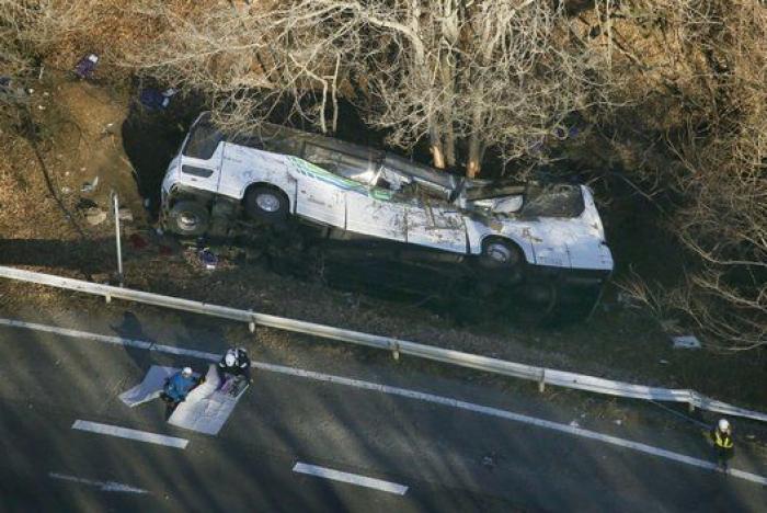 Un accidente de autobús en Japón deja 14 muertos y 27 heridos