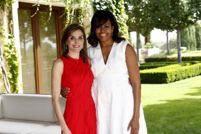 Michelle Obama y la reina Letizia, juntas en Madrid en favor de la escolarización de las niñas