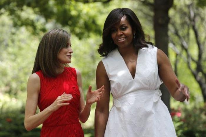 Michelle Obama y la reina Letizia, juntas en Madrid en favor de la escolarización de las niñas