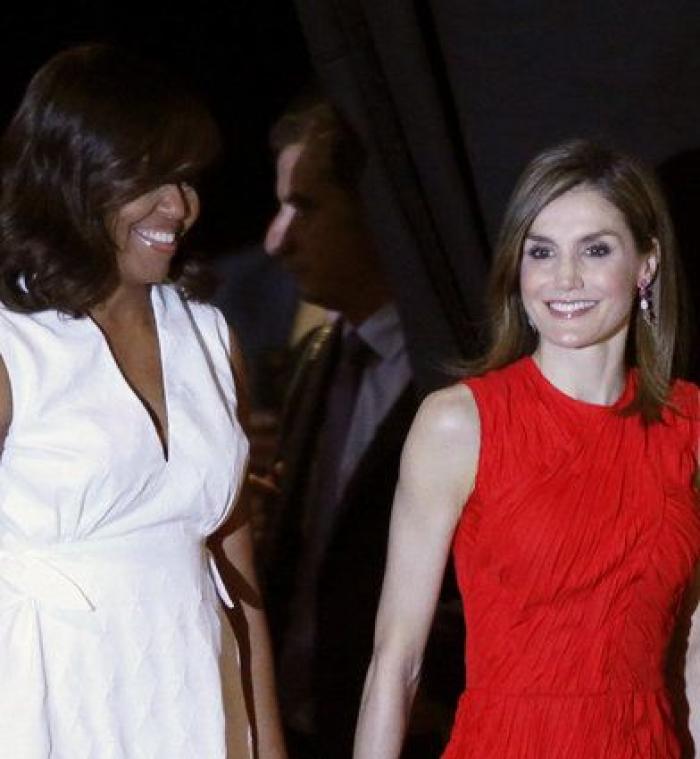 Michelle Obama y la reina Letizia, juntas en Madrid en favor de la escolarización de las niñas