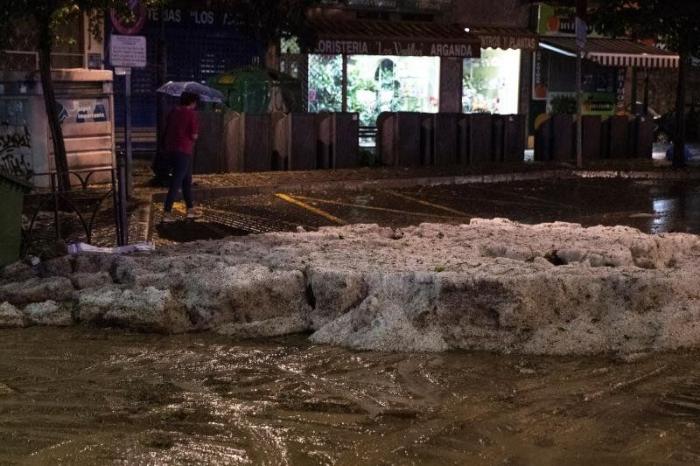 Las imágenes de la tormenta en Madrid