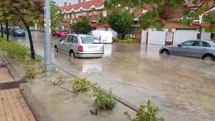 Las imágenes de la tormenta en Madrid