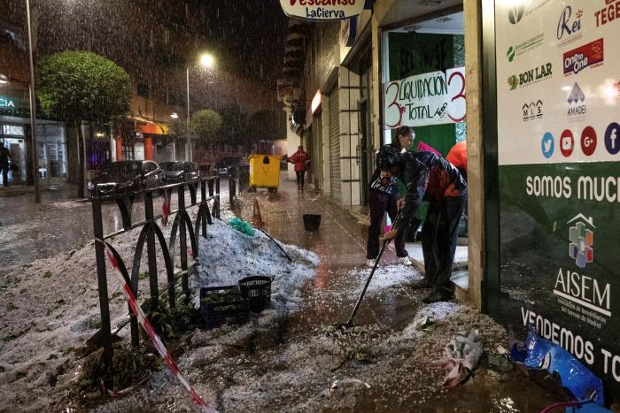 Las imágenes de la tormenta en Madrid