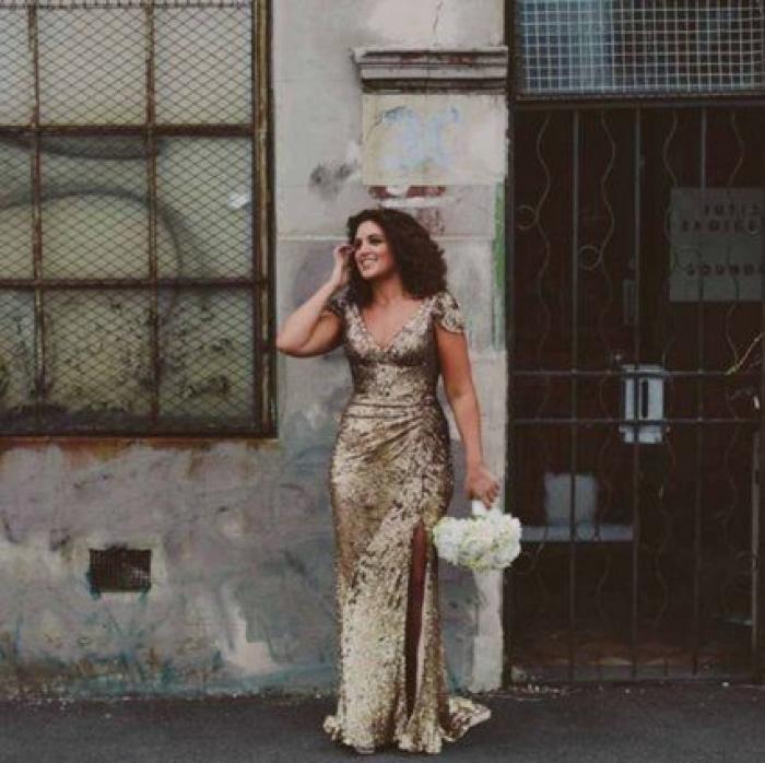 25 novias deslumbrantes que huyeron del blanco al elegir su vestido (FOTOS)