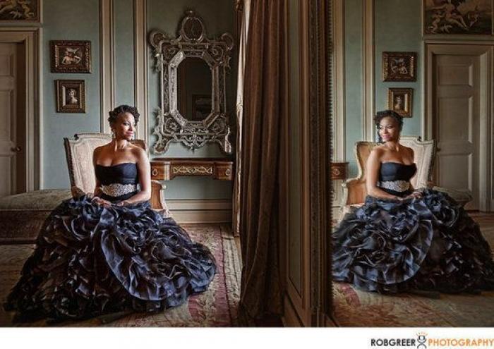 25 novias deslumbrantes que huyeron del blanco al elegir su vestido (FOTOS)