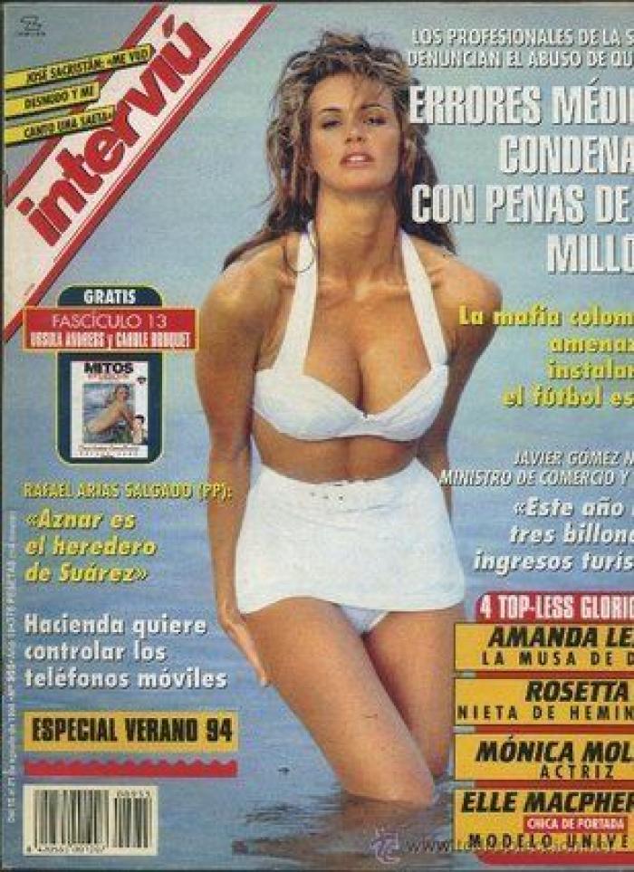 Chenoa posa desnuda en 'Interviú' para celebrar los 40 años de la revista