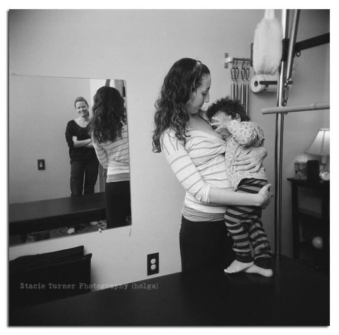 Esta mujer se sacó leche para su bebé en pleno triatlón