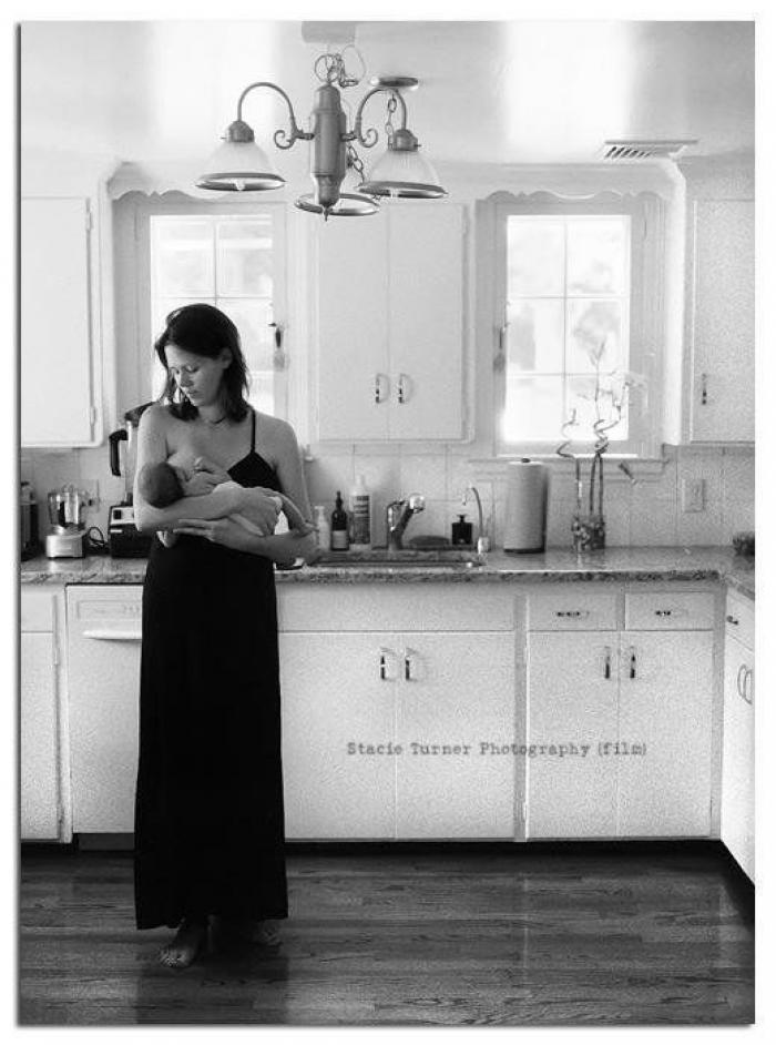 Esta mujer se sacó leche para su bebé en pleno triatlón