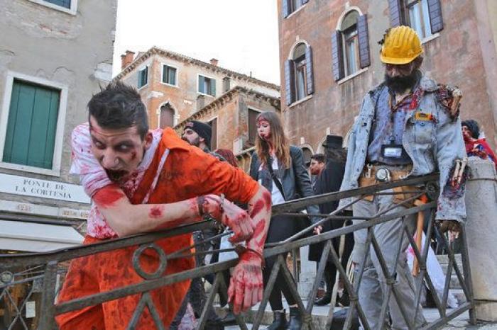 Máscaras, zombies y góndolas: arranca el Carnaval de Venecia 2016