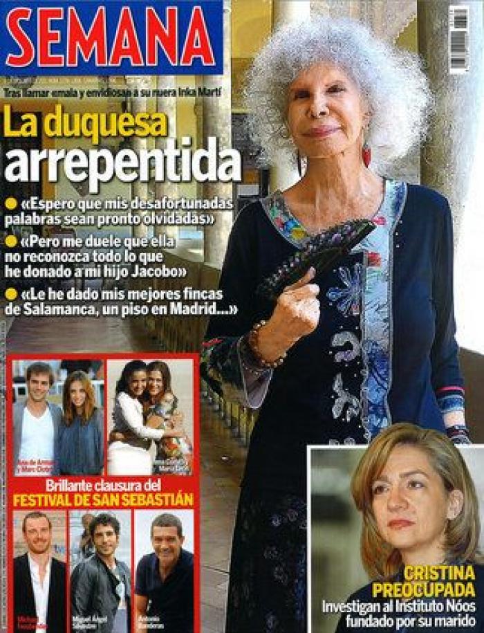 Cayetana de Alba: sus portadas en las revistas (FOTOS)