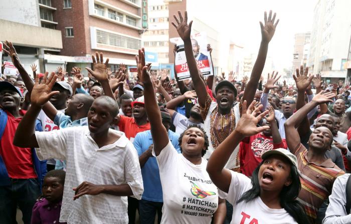 Seis muertos en Zimbabue durante las protestas tras las primeras elecciones presidenciales sin Mugabe