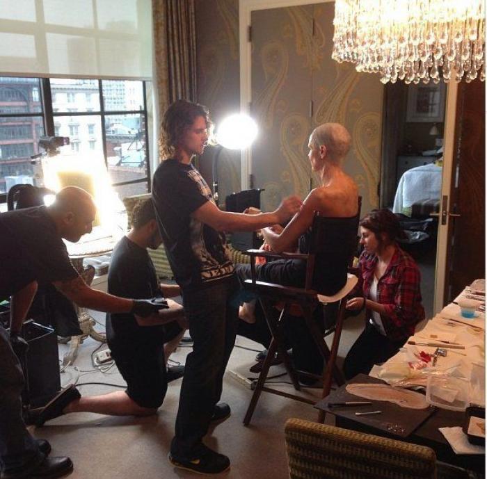 Heidi Klum se disfraza de ella misma con 40 años más en su tradicional fiesta de Halloween (FOTOS)