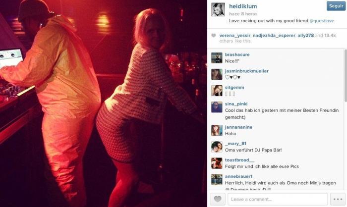 Heidi Klum se disfraza de ella misma con 40 años más en su tradicional fiesta de Halloween (FOTOS)