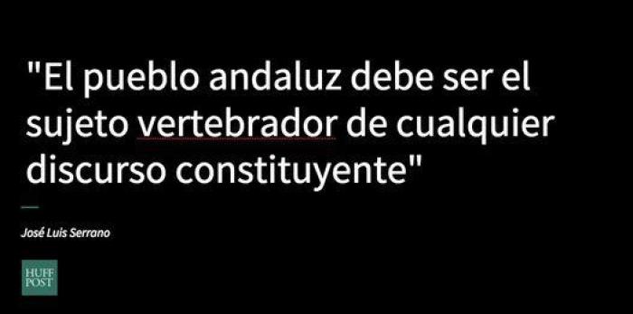 11 frases para recordar a José Luis Serrano, presidente de Podemos en el Parlamento andaluz