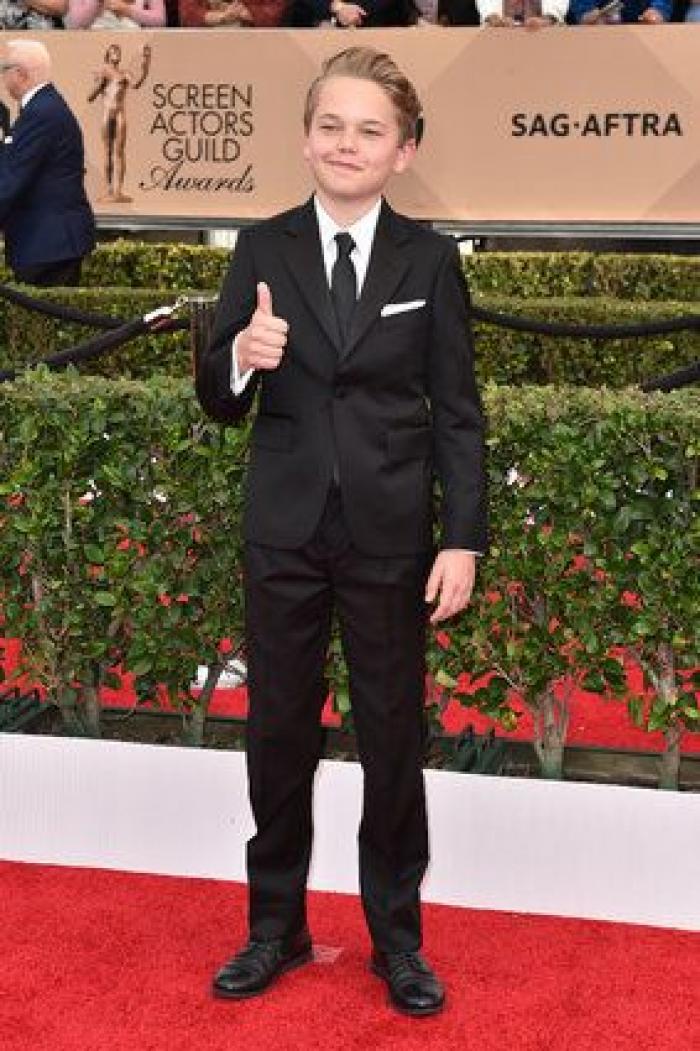 Sorpresa máxima: la cara de la actriz Sophie Turner al ver a Ryan Gosling en los premios SAG 2016