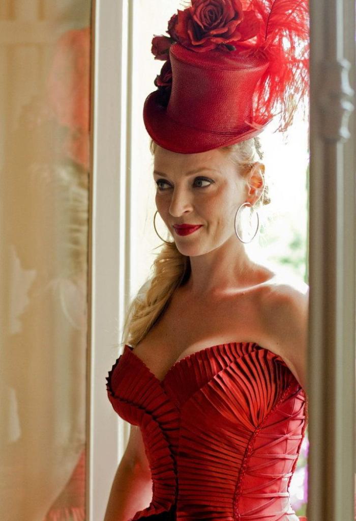 Uma Thurman: calendario Campari vestida de flamenca (FOTOS, VÍDEO)