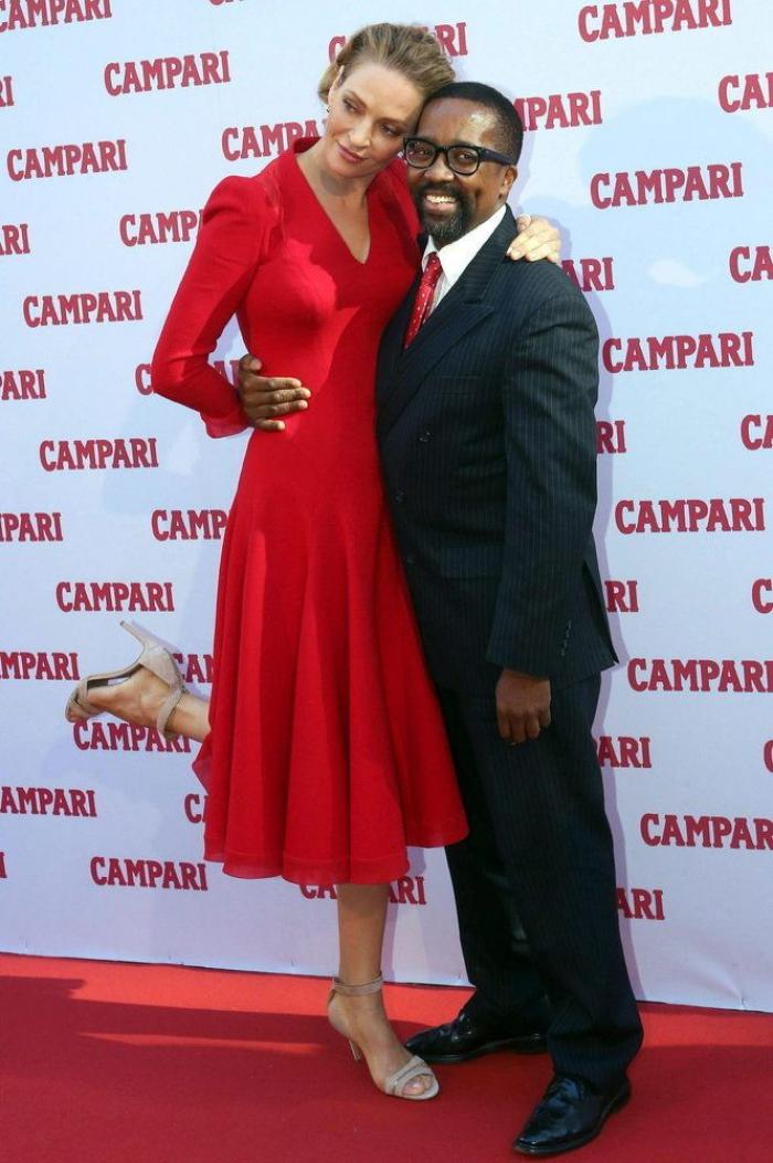 Uma Thurman: calendario Campari vestida de flamenca (FOTOS, VÍDEO)