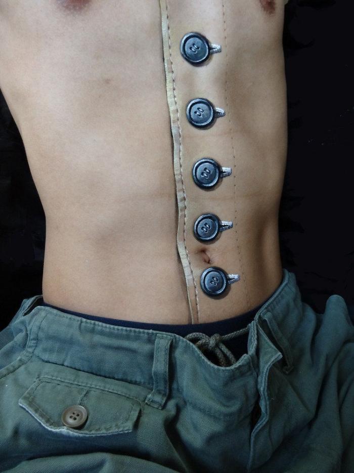 Hikaru Cho, el artista japonés que crea ilusiones ópticas con sus pinturas