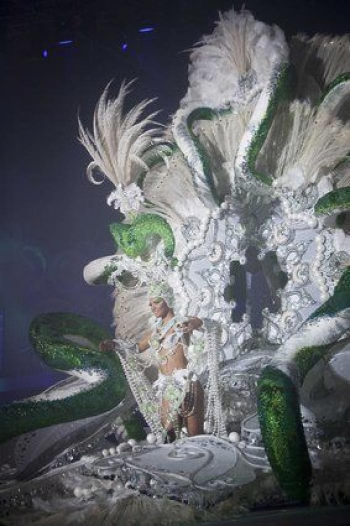 Cecilia Navarro, coronada reina del Carnaval de Santa Cruz de Tenerife 2016