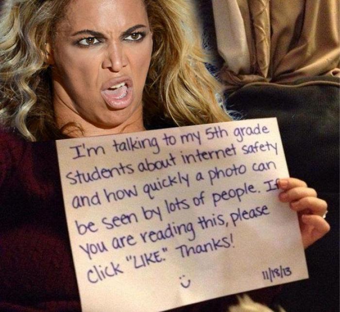 La lección sobre internet de esta profesora a sus alumnos (FOTOS)