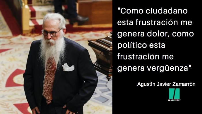 Las 8 rotundas frases de Agustín Javier Zamarrón tras el fracaso para formar Gobierno