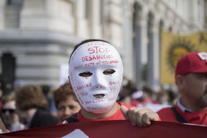 Todas las fotos del quinto aniversario del 15M en Madrid